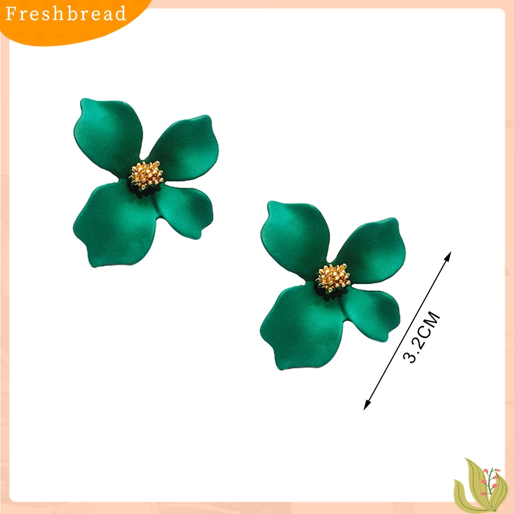 【 Fresh 】 2Pcs Anting Tusuk Bentuk Bunga untuk Wanita