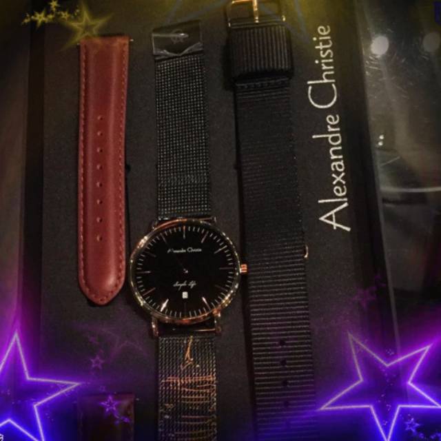 ALEXANDRE CHRISTIE AC 8566 BLACK RG LADIES