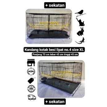 KANDANG BURUNG SEKAT/ KANDANG KUCING/ KANDANG KELINCI/ KANDANG SUGAR GLIDER/ KANDANG REPTIL/ KANDANG
