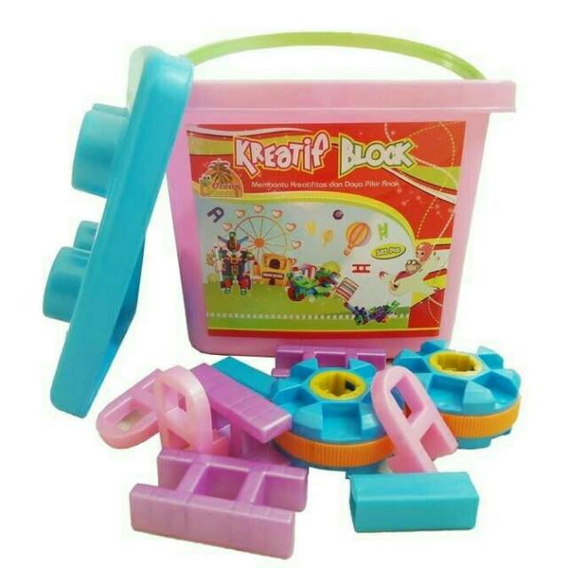 Kreatif blok lasy mainan anak