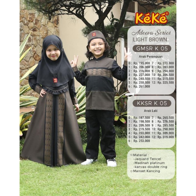 Sarimbit Anak Adeeva | Sarimbit KeKe | Sarimbit KeKe Anak