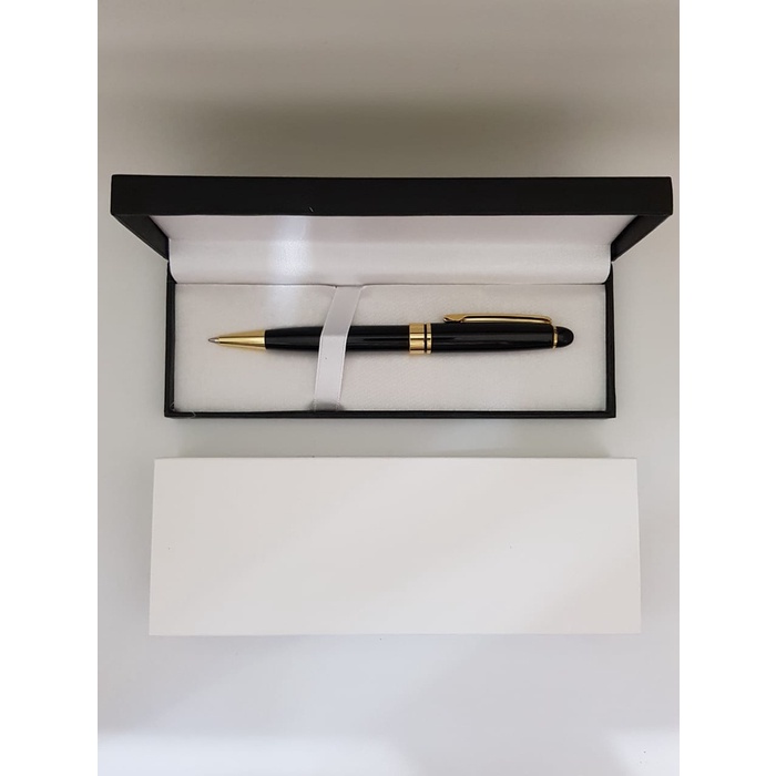 

Pulpen Promosi / Pulpen Elegant Model Montblanc 164 BP LQ Black GT promo