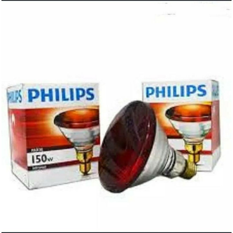 Bohlam/Lampu infrared philips 150w/Lampu Terapi infrared