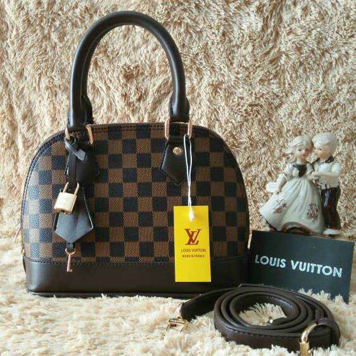 Jual 100% ORIGINAL Louis Vuitton LV Alma Damier Gembok /Tas Wanita