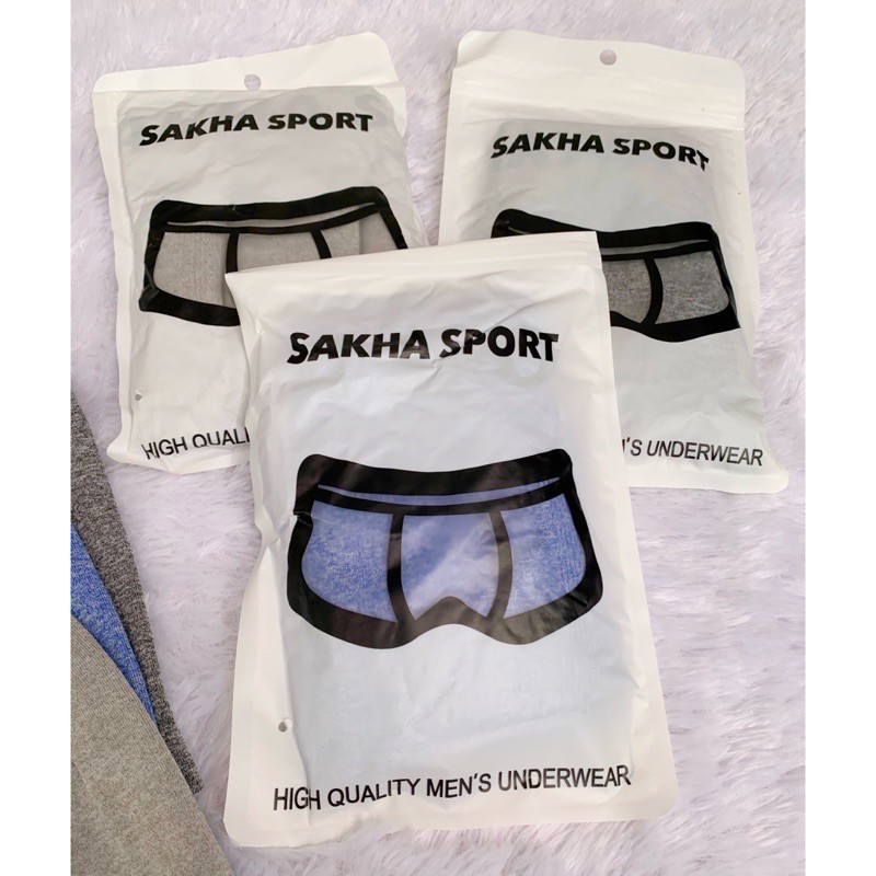 CD BOXER SAKHA SPORT / CELANA DALAM UNDERWEAR COWOK LAKI DEWASA / CELANA BOXER KOTAK HALUS LEMBUT