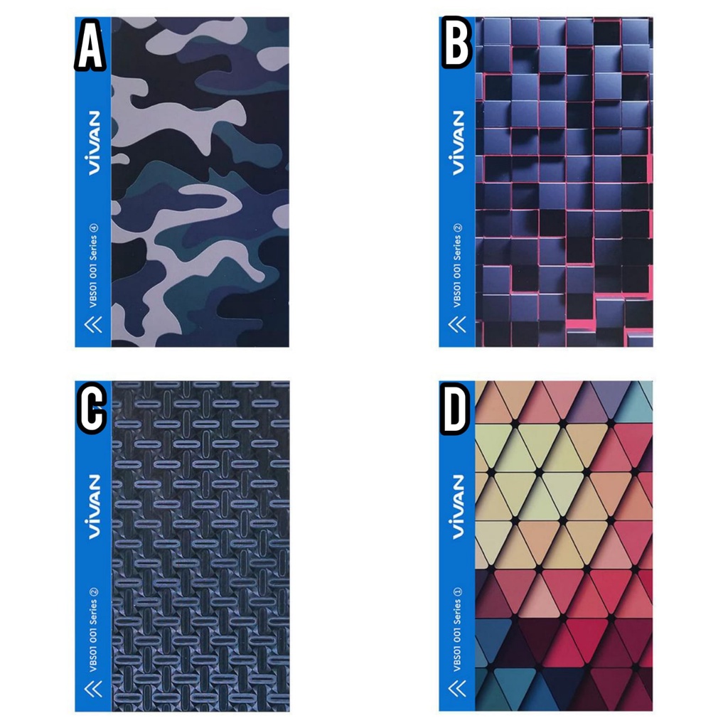 VIVAN VBS01 SERIES 001-005 Back Sticker/Garskin Hp