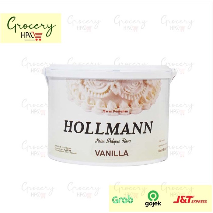 

HOLLMANN BUTTER CREAM 1 KG ( BUTTER CREAM SIAP PAKAI )