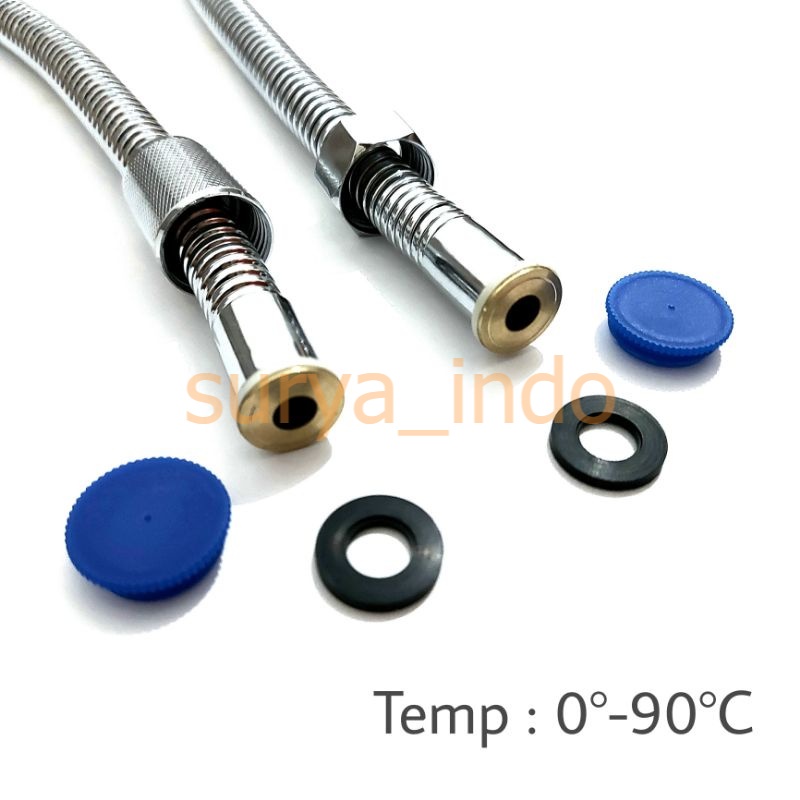 JET SHOWER SET KEPALA BIDET + SELANG SHOWER 150 CM SHOWER CEBOK CHROME