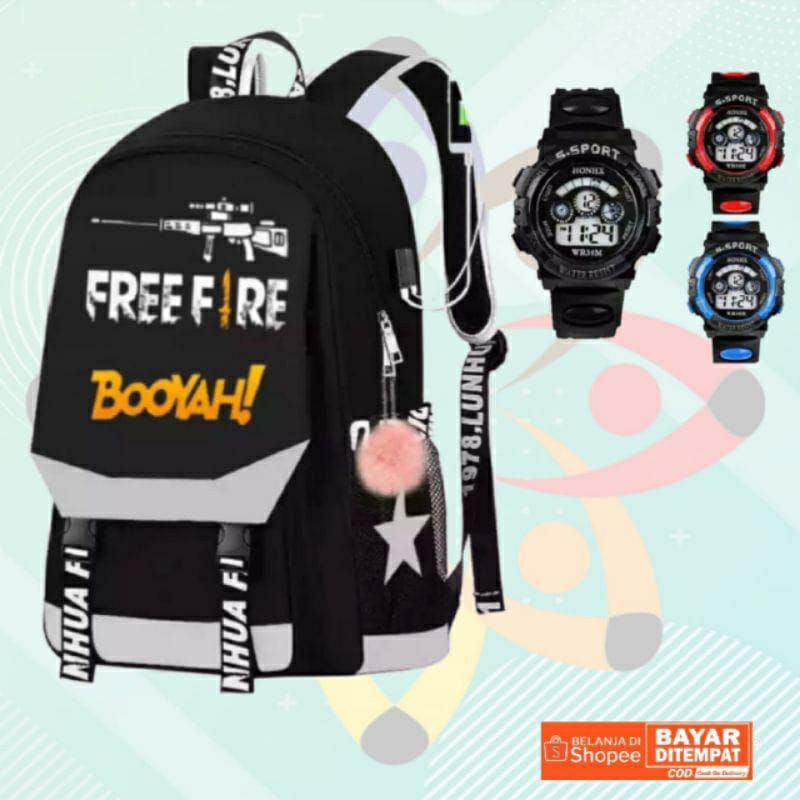 Tas Ransel 4in1 Lebih Hemat best Ransel anak laki-laki fireefire