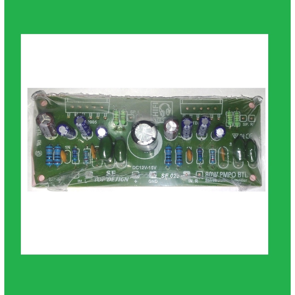 KIT Module Amplifier TDA2004-2005 80W PMPO BTL Power [Tanpa IC ]