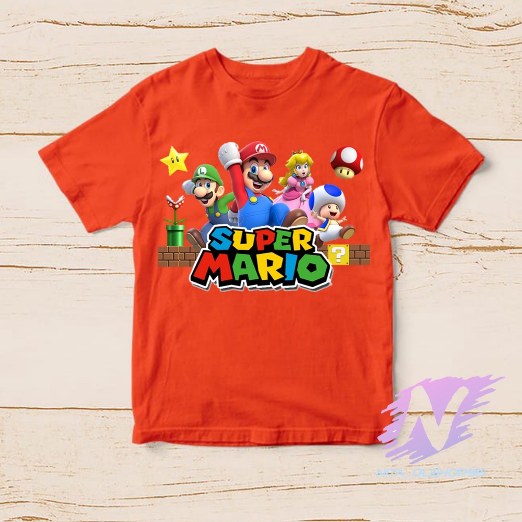 KAOS ANAK SUPER MARIO