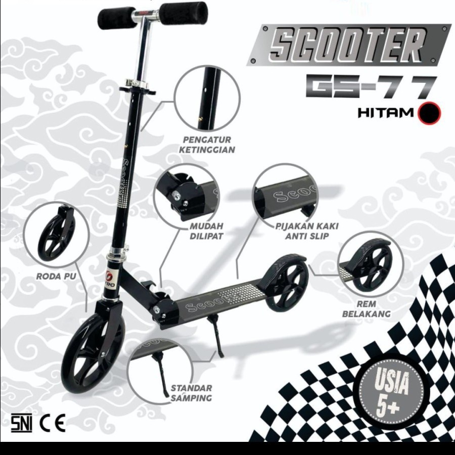 Mainan Anak - Skuter GYRO SCOOTER GS 777 GS 77