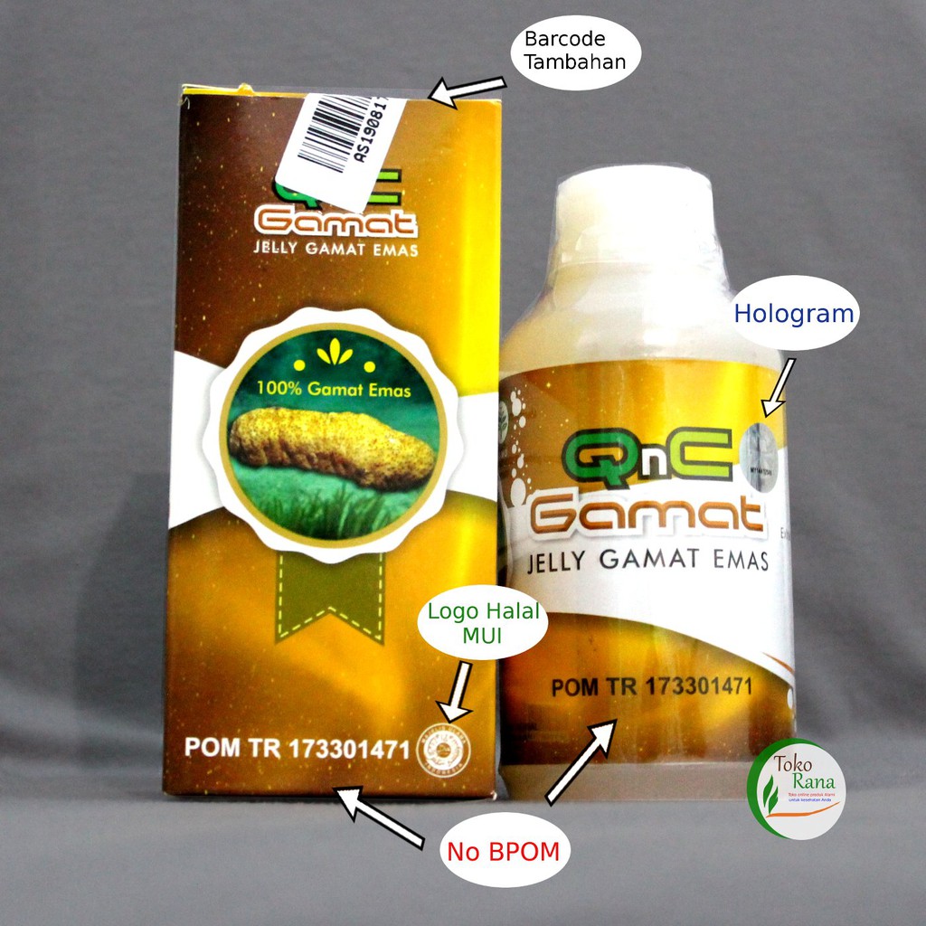 Q N C Jelly Gamat Obat Multi Khasiat 100 Original Asli Bisa Cod Indonesia