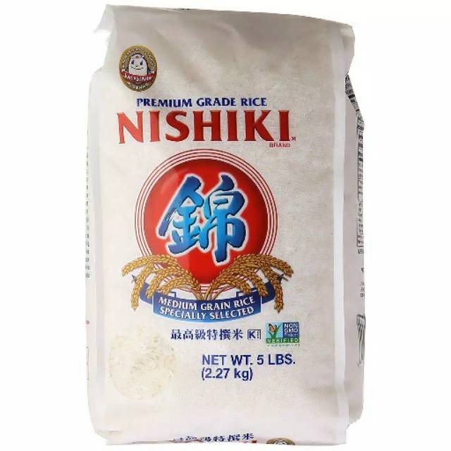 

Beras Jepang Original Sushi NISHIKI Premium Grade Rice 2.27kg