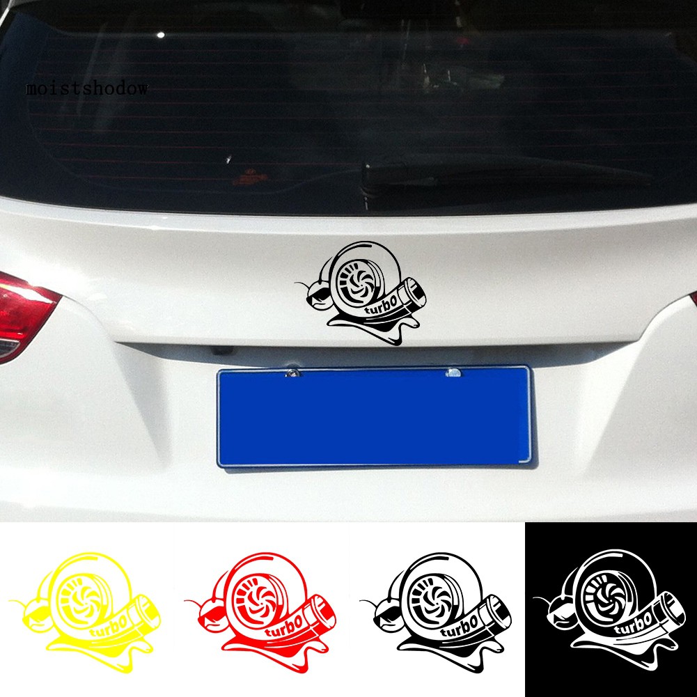 Stiker Reflektif Misd Turbo Lucu Untuk Dekorasi Mobil Truk