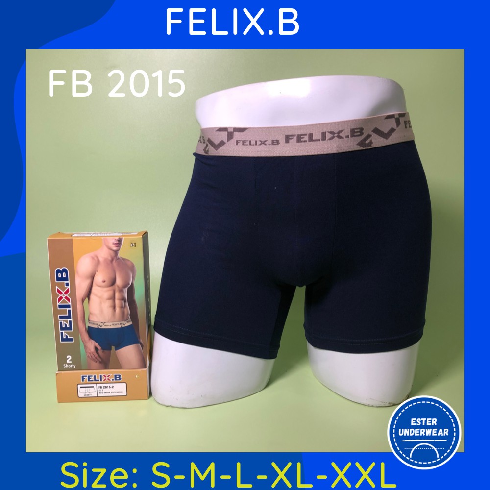 Celana Boxer Pria FELIX.FB 2015 ISI -2 PCS BEST SELLER