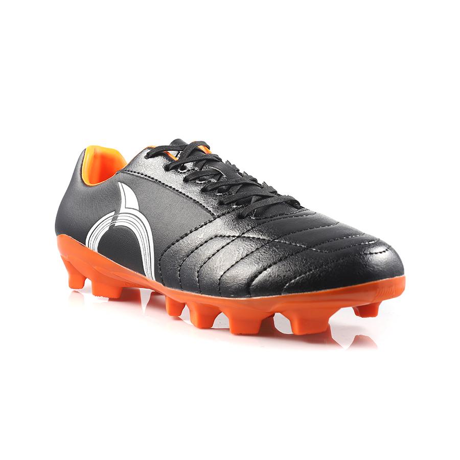  Sepatu  Bola  ORTUS  EIGHT MIRAGE FG BLACK WHITE ORTRANGE 