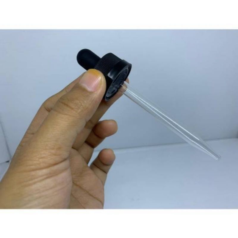 Pipet Kaca 60ml Tutup Pipet Dropper 60ml Pipet Bening Pipet Lancip Minimal Pembelian 10pcs