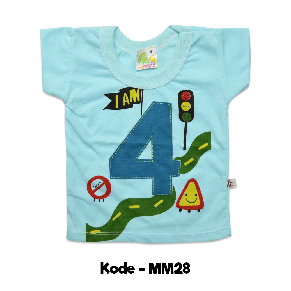 MINIME Kaos Oblong Bayi Karakter Uk. S