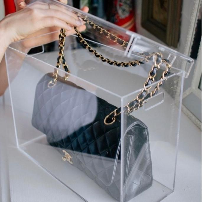 ACC TAS WANITA akrilik tempat tas