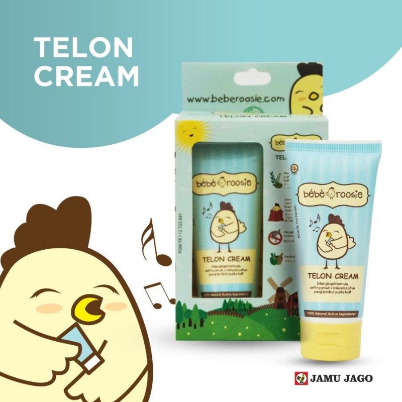 Bebe Roosie Telon Cream / Minyak Telon Krim BebeRoosie