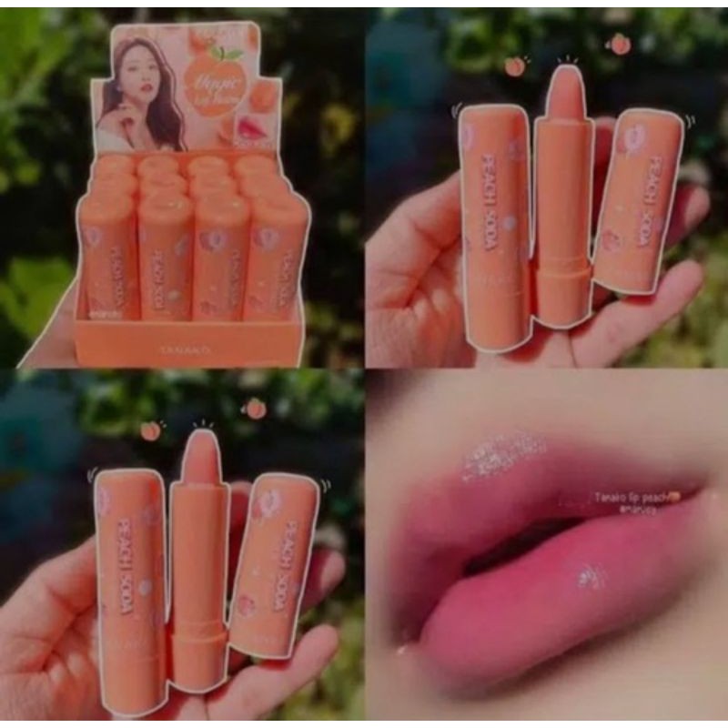 HARGA PERLUSIN / PEACH LIPBALM - Tanako Magic Lipbalm Peach Soda Sweet As Peach HT-067