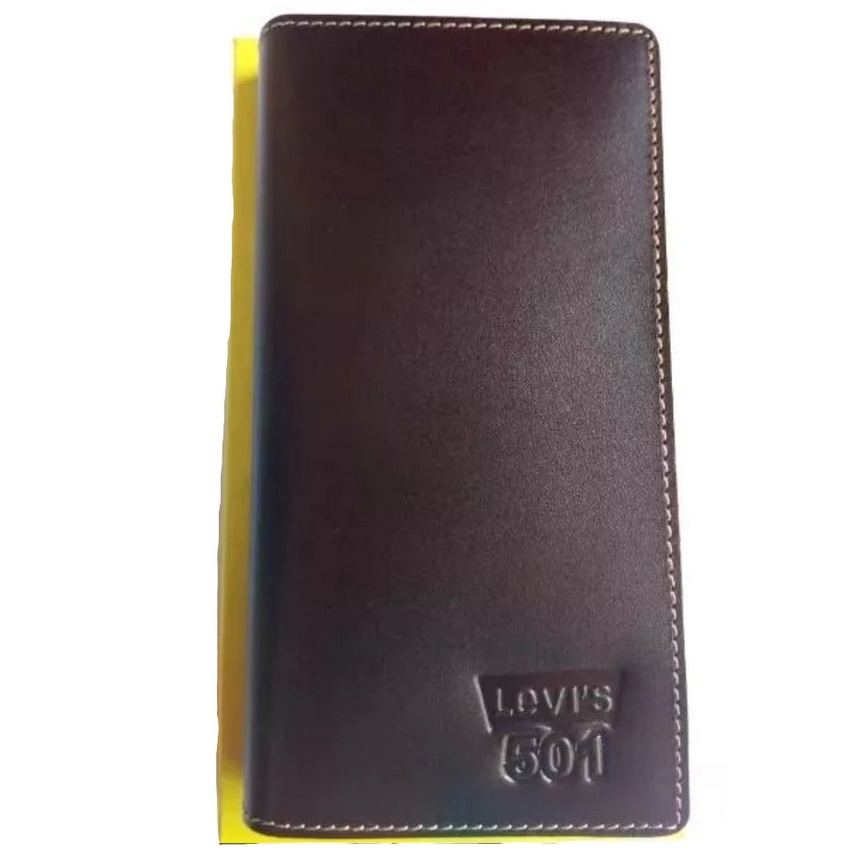 Dompet Panjang Pria / Wanita Unisex 100% Kulit Sapi Asli Pull Up Dengan Sisipan Tengah - Dompet Pria Kulit Sapi Asli Original