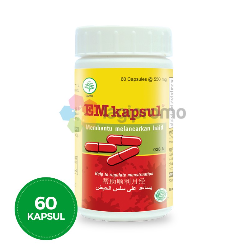 

Borobudur Herbal EM 60 Kapsul Membantu Melancarkan Haid Menstruasi Alami
