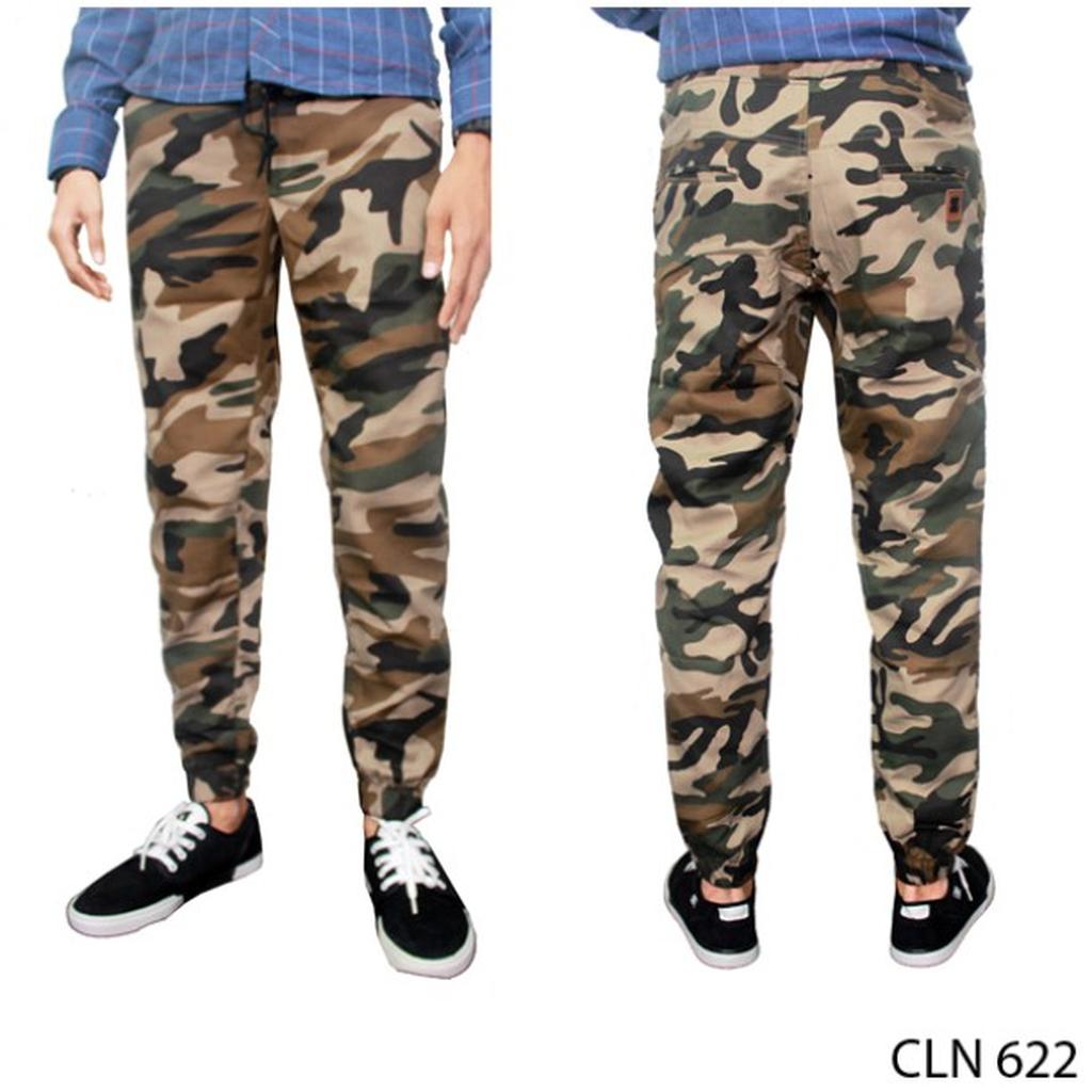 Jogger Trendy Mode Loreng - CLN 622