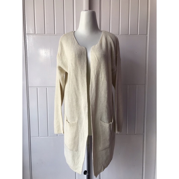 Atasan Rajut Vest Long Outer Cardigan Rajut Jumbo Premium Second Thrift-28. Jaring 120up/80