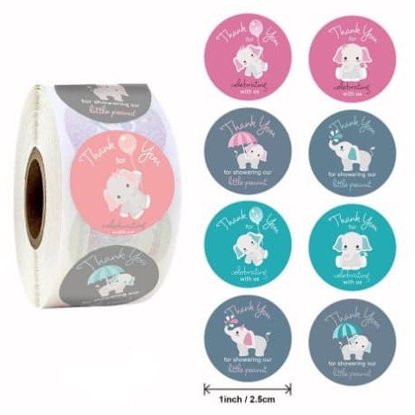 

Label Sticker THANK YOU stiker kemasan hamper kue souvenir kado pesta T