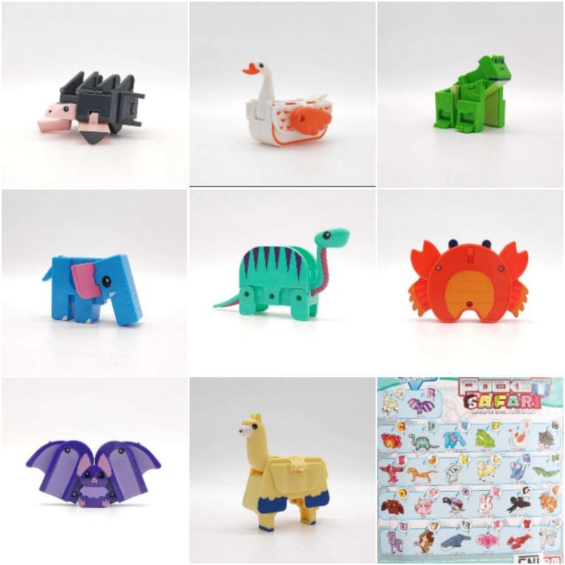 Lalala Baby Mainan Edukasi Anak Emco Pocket Safari Alphabet Animals A-Z Satuan / Mainan Edukasi Anak