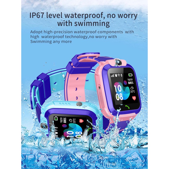 PROMO TERMURAH SMARTWATCH Q12 GELANG JAM TANGAN ANAK KIDS WATCH PHONE CALL HP AMAZFIT ORA88