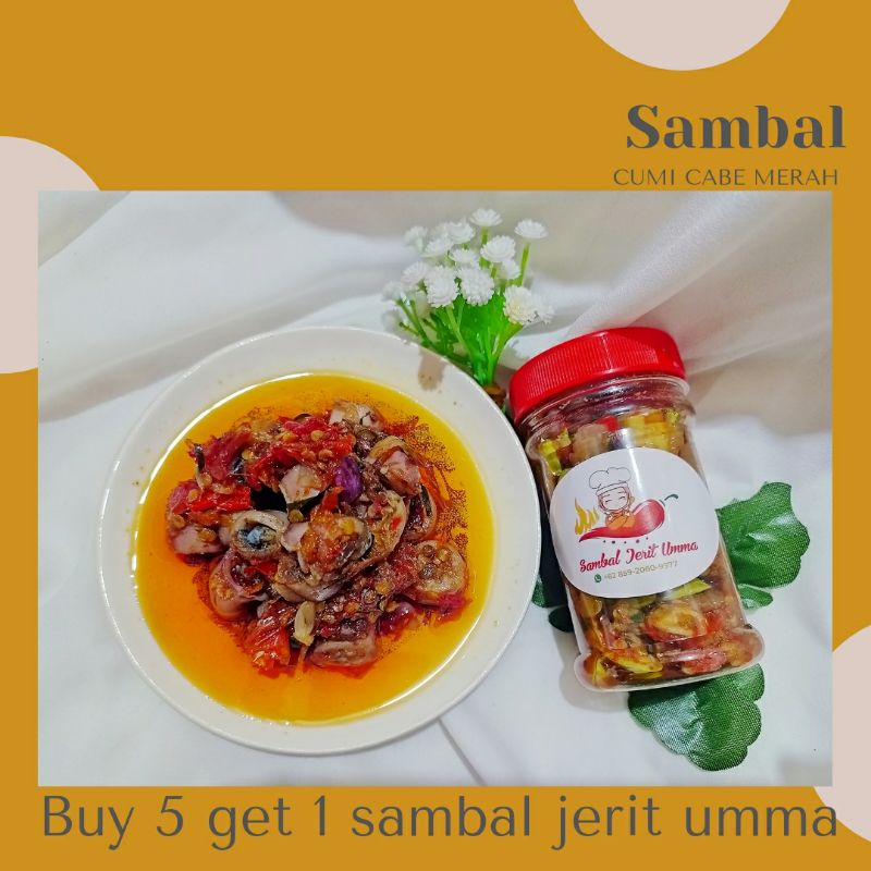 

SAMBAL CUMI RAWIT MERAH SUPER PEDASSS