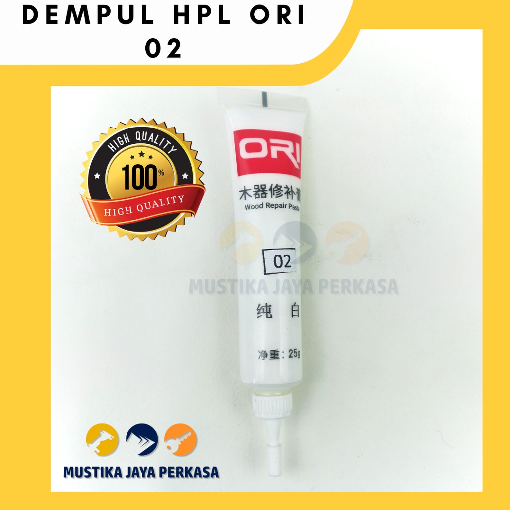 Dempul Tusir Pewarna HPL ORI Pasta Pinggiran Putty