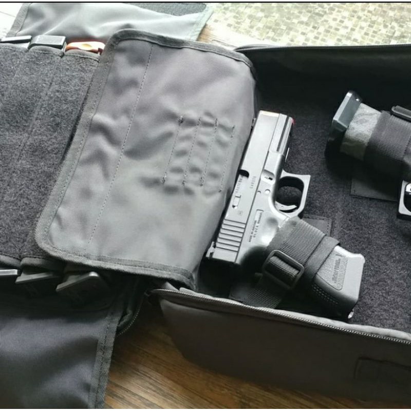 tas pistol-range bag-gun bag-tas senjata-tas hand gun-handgun-tas airsoft gun
