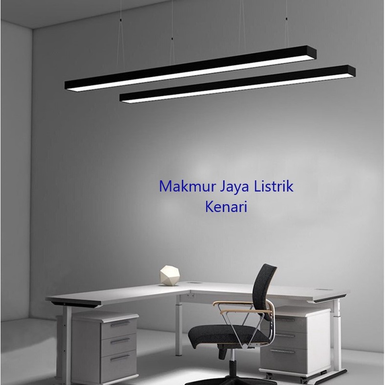 LAMPU GANTUNG LED OFFICE CEILING LAMP 28W 36W 48W Watt