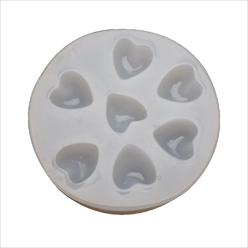 SIY  3D Heart Shape Pendant Epoxy Resin Silicone Mold Jewelry Making Mini Heart Soap Wax Candle Chocolate Molds Craft Tools