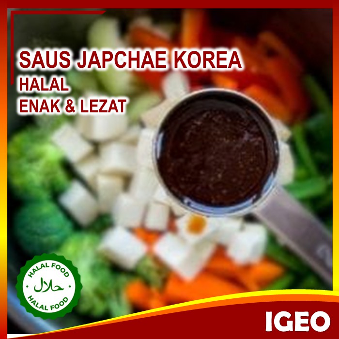 

Saus Saos Japchae 80gr Halal Vegetarian Enak Lezat Untuk Japchae