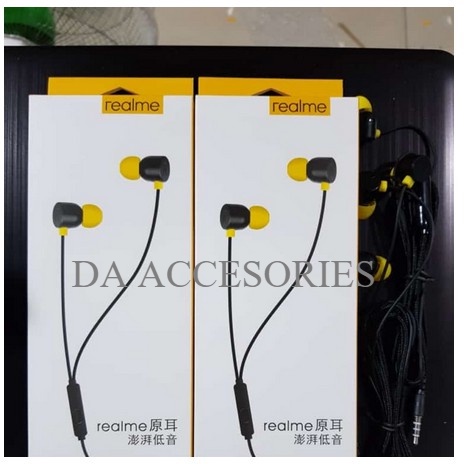 Handsfree realme Oc / headset realme SETEL VOLUME