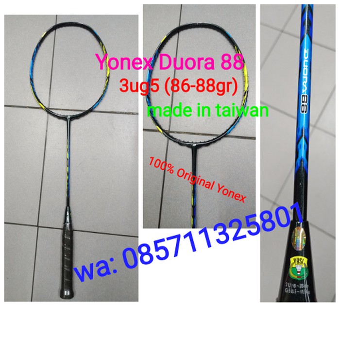 Raket Badminton DUORA 88  100% original Yonex Sunrise