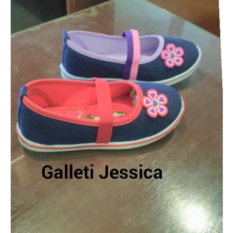 GALETTI JESSICA - 30-33 sepatu anak sekolah MODEL JESSICA/ELSY cek model terbaru sepatu anak perempuan bunga