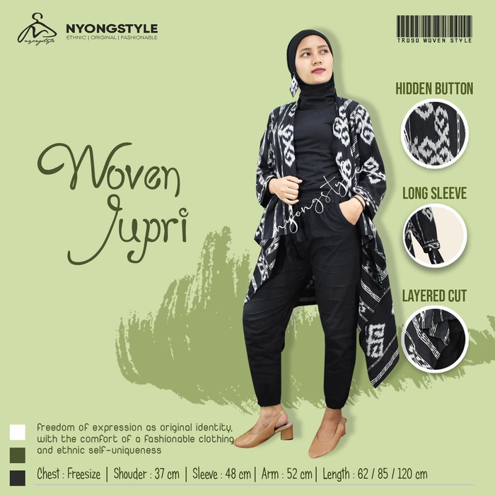 Jupri outer / troso outer /ethnic outer / outer tenun / jup.a307-14
