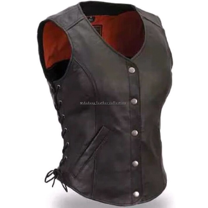 Rompi Kulit Sintetis,Rompi kulit pria ,rompi kulit motor, jaket rompi