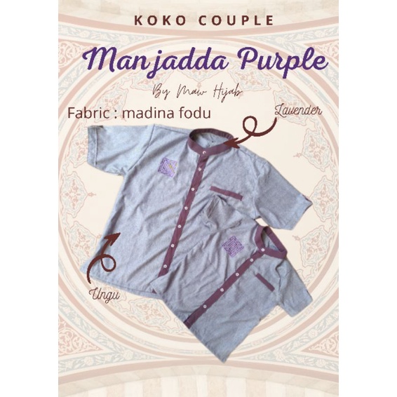 koko couple bapak anak manjadda ungu