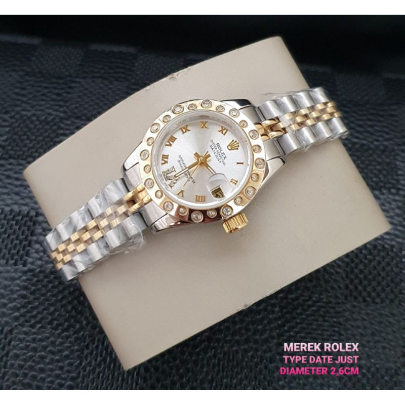 JAM TANGAN ROLEX DATEJUST WANITA AUTOMATIC