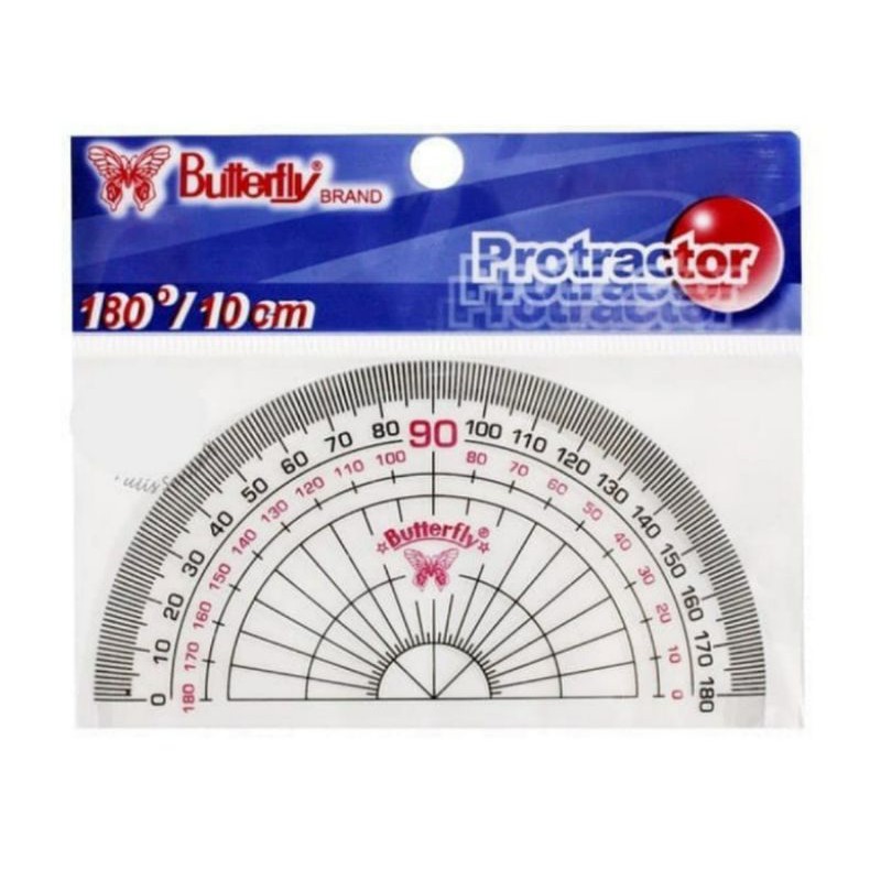 

Penggaris Busur Butterfly 180 Derajat/10cm No.4
