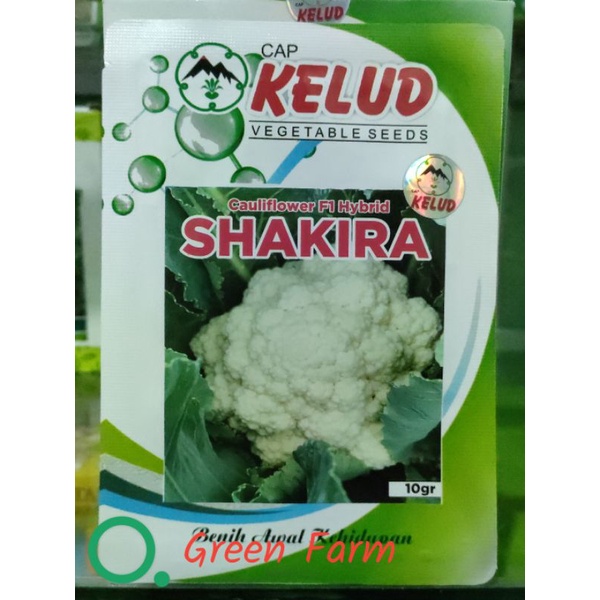 Bunga Kol Shakira F1 Cauliflower Hibrid Umur Genjah Kemasan 10gr Original Pabrik Cap Kelud