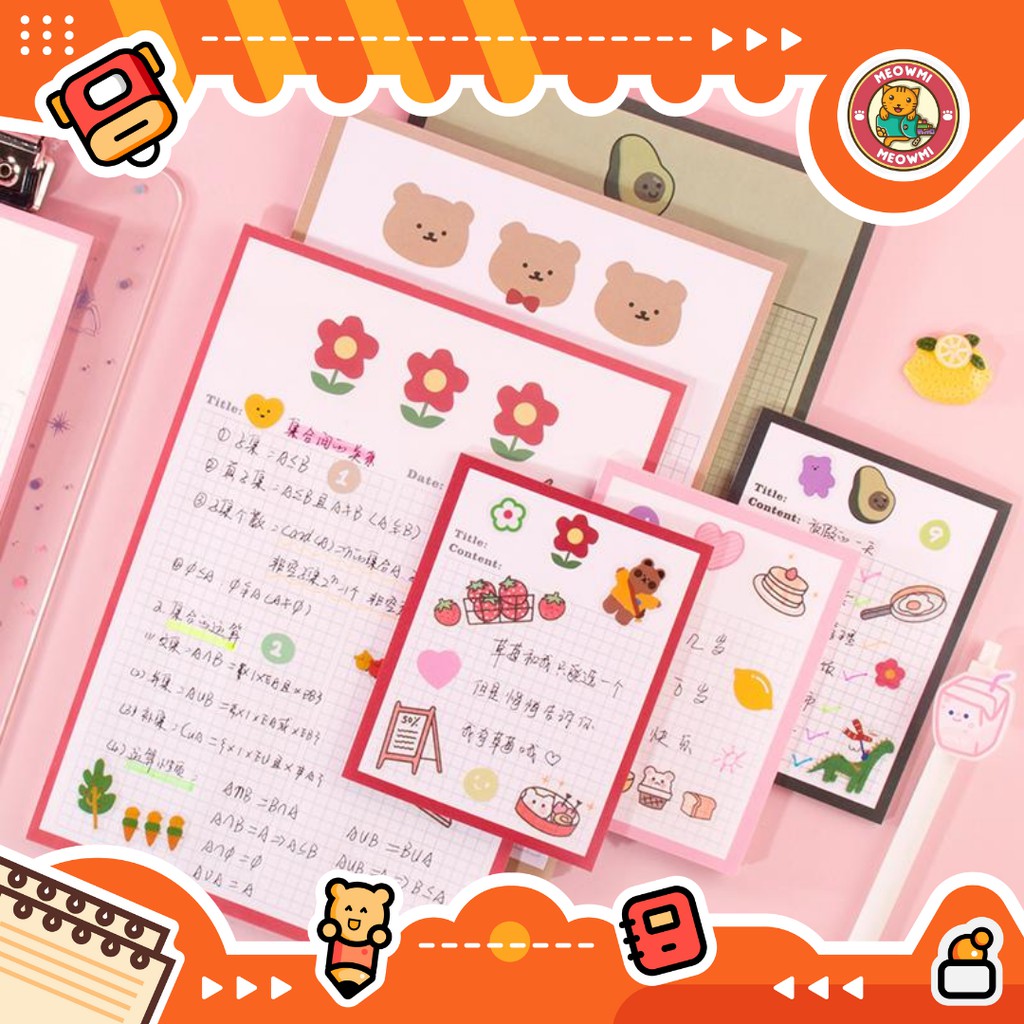 

Loose Leaf 30 lembar Memo Pad Motif Lucu MB0089