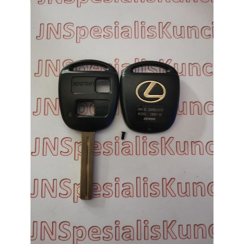 casing kunci lexus 2 tombol blade 48